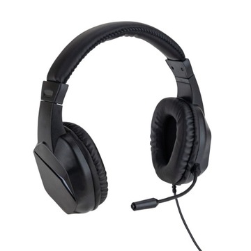 НАКЛАДНЫЕ ПРОВОДНЫЕ ИГРОВЫЕ НАУШНИКИ С МИКРОФОНОМ, RGB LED LED PC