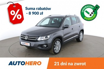 Volkswagen Tiguan I SUV Facelifting 2.0 TDI CR DPF BlueMotion 177KM 2014 Volkswagen Tiguan GRATIS! Pakiet serwisowy o