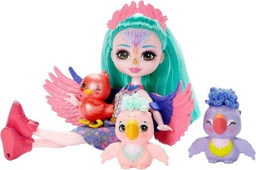 КУКЛА ENCHANTIMALS FILIA FINCH + ПОПУГАИ HKN15