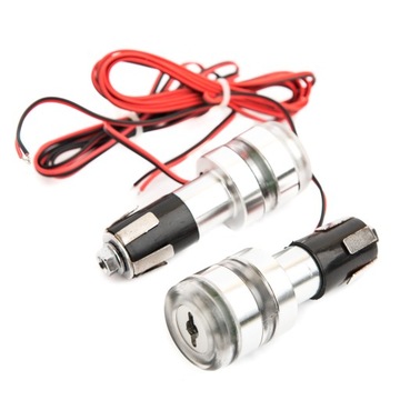 Светящиеся грузики, поворотники, светодиодные наконечники 22 мм.