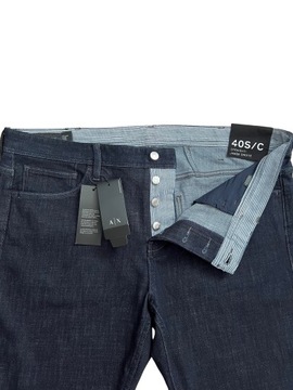 Темно-синие мужские джинсы премиум-класса ARMANI, размер XL/XXL