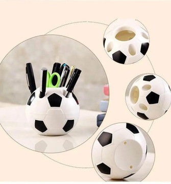 ИНСТРУМЕНТ-ШАРИК ДЛЯ РУЧОК, ЦВЕТНОЙ, ДЛЯ МАЛЬЧИКА ФУТБОЛИСТА, НАСТОЛЬНЫЙ ОРГАНИЗАТОР