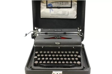 КОРОЛЕВСКАЯ ПИШУЩАЯ МАШИНКА С СЕРТИФИКАТОМ