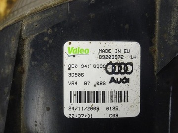 AUDI A3 8P FACELIFT 08-12 HALOGEN LEVÝ 8E0941699C