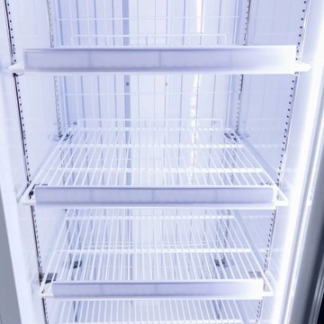 Шкаф-витрина морозильная стеклянная 1 дверца 501л OLAF R62 белый Mega-M