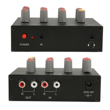 7-PASMOWY KOREKTOR GRAFICZNY DC5V-12V 12dB