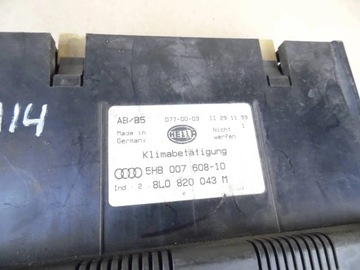 AUDI A3 8L PANEL KLIMATIZACE 8L0820043M