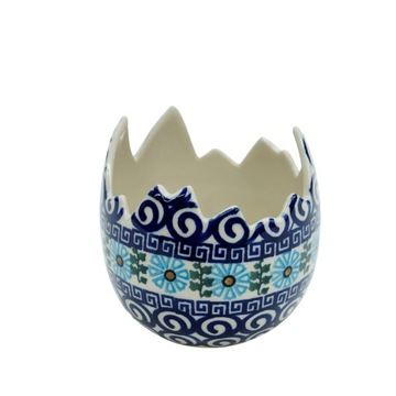Ceramiczne jajko skorupka Bolesławiec