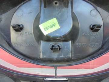 NÁRAZNÍK MASKA MŘÍŽKA MŘÍŽKY PŘEDNÍ TOYOTA AURIS II 2 FACELIFT FL SLASK BÍLÝ