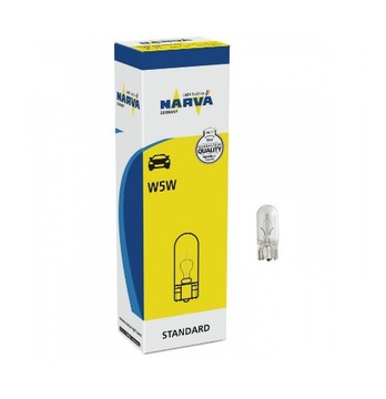 ŻARÓWKA W5W T10 W2.1x9.5d 5W POSTOJÓWKA CHORZÓW