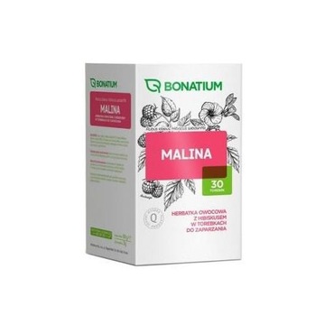 Herbata MALINOWA ekspresowa Bonatium 3 g 30 szasz.