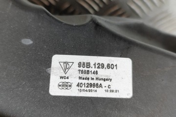 PORSCHE MACAN 95B FILTR VZDUCHU BOX 95B129601 3.0 DIESEL 190KW 2015 23785