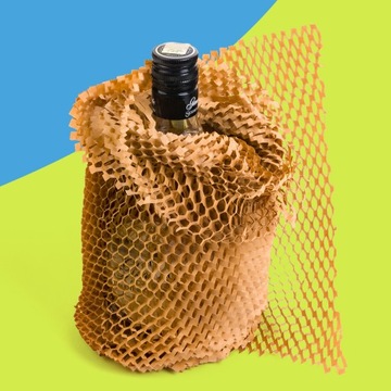 Оберточная бумага сотового формата БУМАЖНЫЙ НАПОЛНИТЕЛЬ ДЛЯ ПОСЫЛОК 100 м