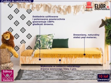 КРОВАТЬ МОЛОДЕЖНАЯ СОСНА С ИЗГОЛОВЬЕМ ==== КАРКАС