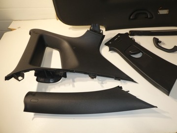 ОТДЕЛКА ПОТОЛКА PANORAMA VW TIGUAN 5N0 ЛИФТ РУЛЕНАЯ ШТОРА, ЧЕРНЫЙ ПЛАСТИКОВЫЙ КОМПЛЕКТ