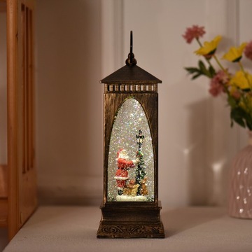 Снежный шар-фонарь с музыкой «Рождественский снег»