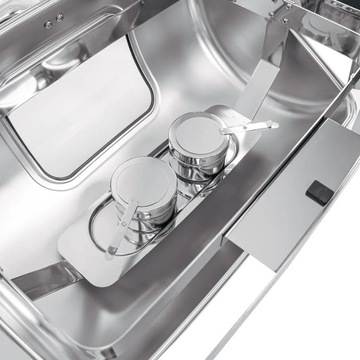 Podgrzewacz stołowy do potraw GN 1/1 pokrywa Roll-Top z wizjerem 9L Mega-M