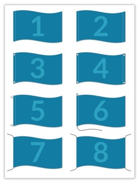 Flaga Reklamowa 100x350 cm Firmowa Nadruk Napis Logo + PROJEKT GRATIS