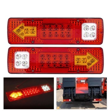 2KS SVĚTLO ZADNÍ KOMBINOVANÁ PŘÍVĚSU NEON LED 12V