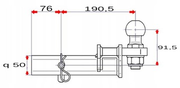 АДАПТЕР ШАРОВОГО ПРИЦЕПА JEEP CHEROKEE ELEVATED США