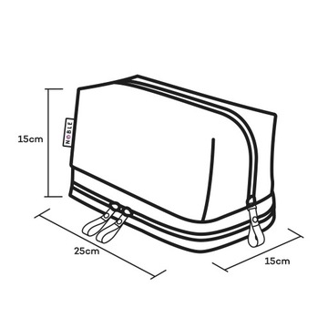 Две Мужские косметички 2x Спортивная и Элегантная косметичка Noble Set