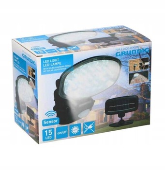 GRUNDIG 15 LED солнечный светильник с датчиком движения