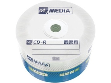 Verbatim MyMedia CD-R 52x700 МБ, 50 шт. в упаковке