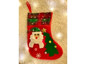 РОЖДЕСТВЕНСКИЙ НОСОК ПОДАРКИ САНТЫ