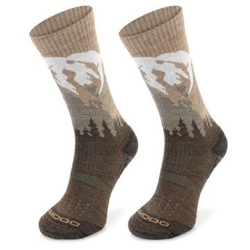 Przejściowe skarpety trekkingowe górskie 38% merino Comodo TRE19 - 35-38