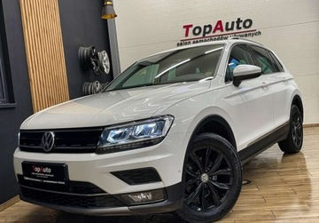 Volkswagen Tiguan II SUV 1.4 TSI 150KM 2018 Volkswagen Tiguan 4x4 150KM DSG TEMPOMAT AKTYWNY bezwypadkowy full LED