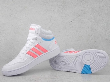 ADIDAS HOOPS MID GW6110 BUTY TRAMPKI SKATE BIAŁE