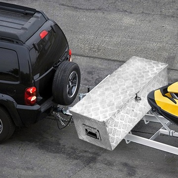 Алюминиевый транспортировочный ящик с замком, 100л.