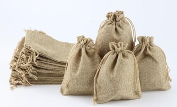 ДЖУТОВЫЕ СУМКИ ЛЬНЯНАЯ СУМКА ПОДАРОЧНАЯ 30 ШТ 10Х14СМ