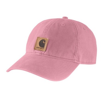 Czapka bejsbolówka motocyklowa Carhartt ODESSA CAP FOXGLOVE różowa