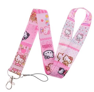 Hello Kitty, Kuromi - brelok do kluczy, smycz