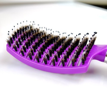 ЩЕТКА ДЛЯ ВОЛОС КАБАНА ФИОЛЕТОВАЯ BOAR VENT