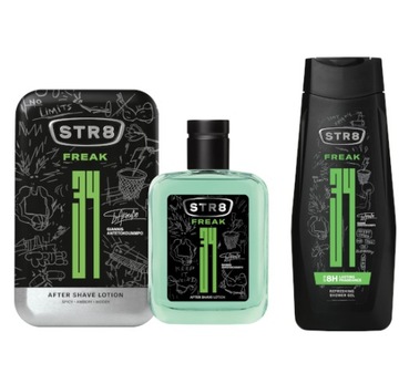 STR8 FREAK ZESTAW 2cz WODA ASL 100ml + ŻEL 400ml