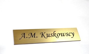 Tabliczka na drzwi , GRAWEROWANA extra!