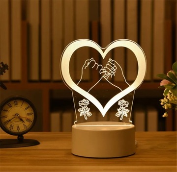 Eid Mubarak 3D akrylowe LED lampka nocna Baby Show