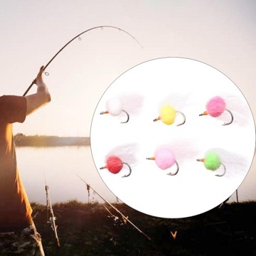 Nuke Egg Fly 6шт. Сталь №12 Биомимики для рыбалки