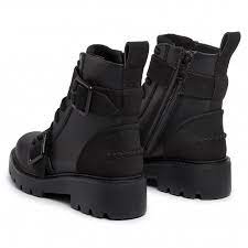 UGG Botki W Noe 1104731 Czarne trapery skórzane r. 40 BB69