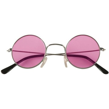 Очки John Розовые круглые Ленон 1 шт.