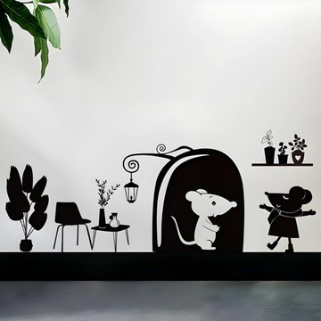 Наклейки на стену для детской комнаты Набор 2 шт 130х80 см + 40х16 см