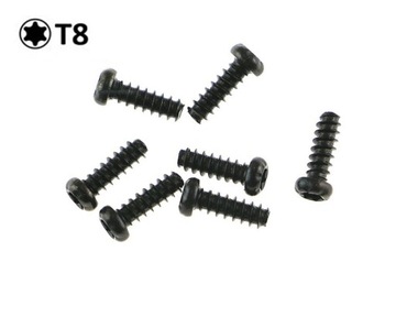 Wkręty, śrubki do pada Xbox 360 T8 x 9mm (7 sztuk)