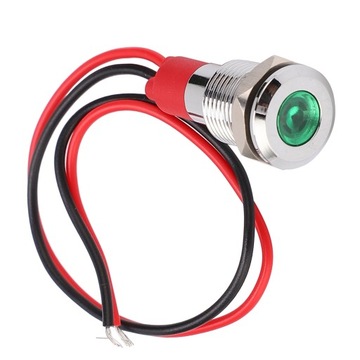 Wodoodporna lampka LED 10mm 3-6VDC do systemów kontrolnych przemysłowych