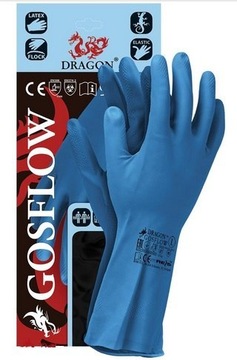 GOSFLOW M СИНИЕ ПЕРЧАТКИ КОРПУСА