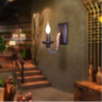 LAMPA współczesna KINKIET lina lampa