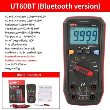 Multimetr UNI-T UT60BT