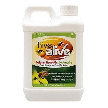 HiveAlive 2 L mocna Pszczoła zwiększa czerwienie zwalcza Noseme i Grzybicę