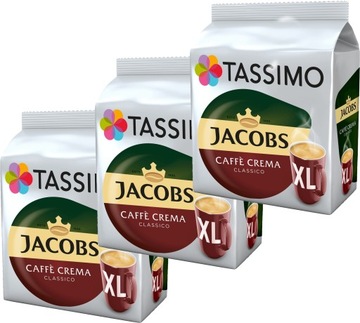 Kapsułki TASSIMO Jacobs Crema Classico XL 3x 16